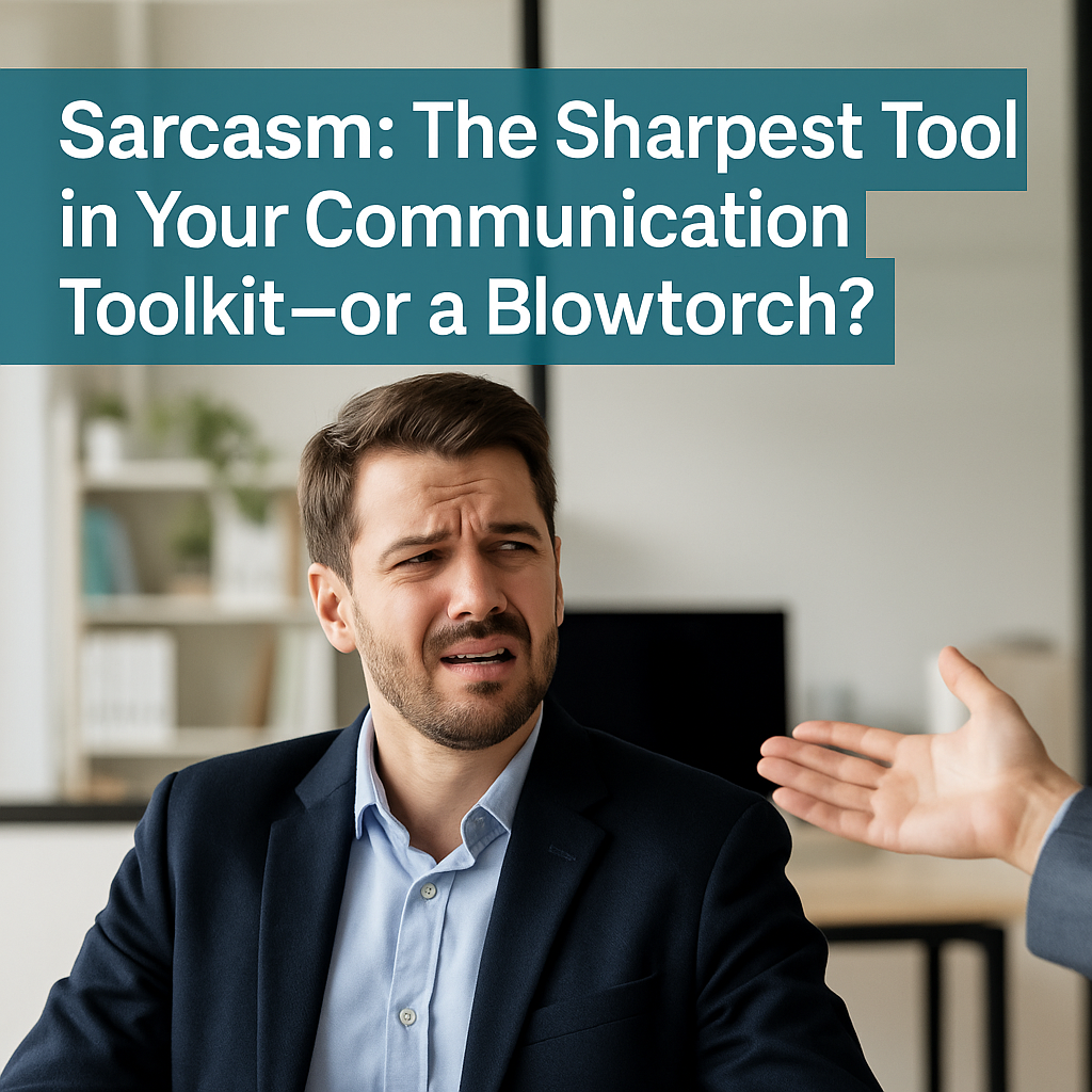 Sarcasm: The Sharpest Tool in Your Communication Toolkit—or a Blowtorch ...